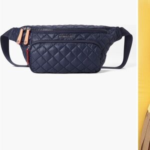 MZ Wallace Navy Metro Sling Belt Bag - Pre Owned, Well Loved. With Tags.